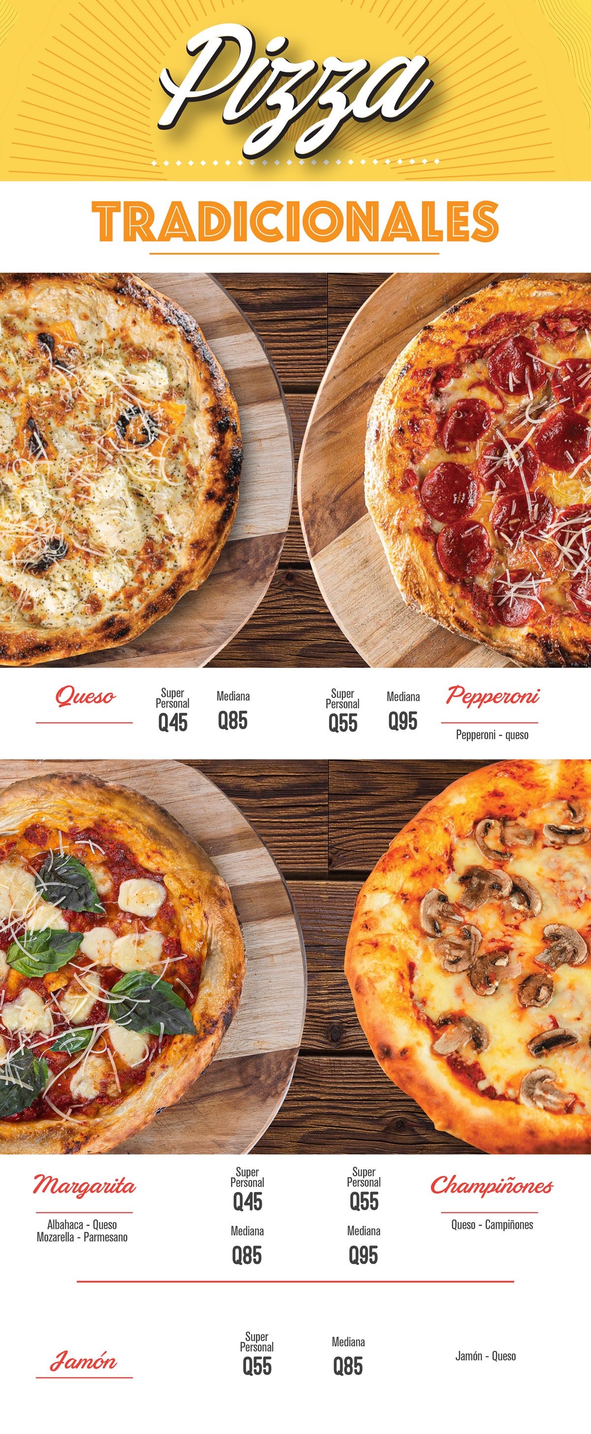 Pizzas